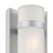 Homeroots 15.38 x 4.38 x 4 in. Apollo 2-Light Brushed Steel Wall Sconce 398549 - alternate 5
